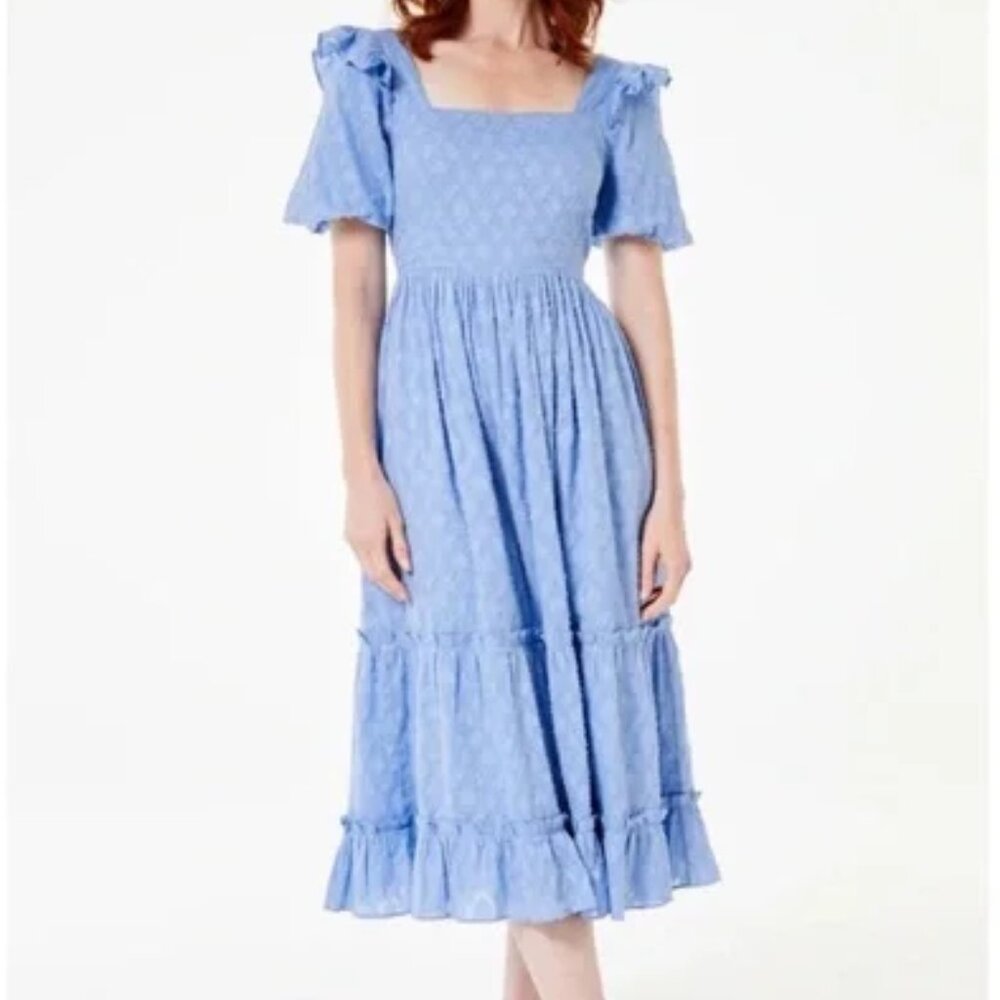 Fashion Guitar x Roller Rabbit Edda Midi Dress-Size Small